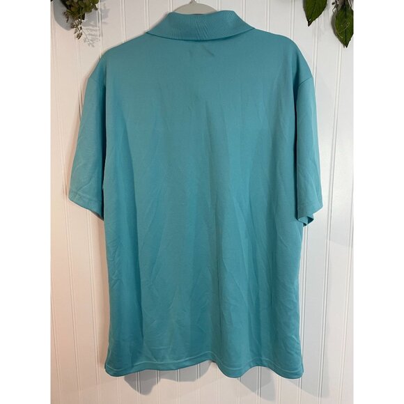 Pga Tour Airflux Mens Light Blue Polo Shirt L - Picture 2 of 11